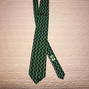 Gucci blue and green tie